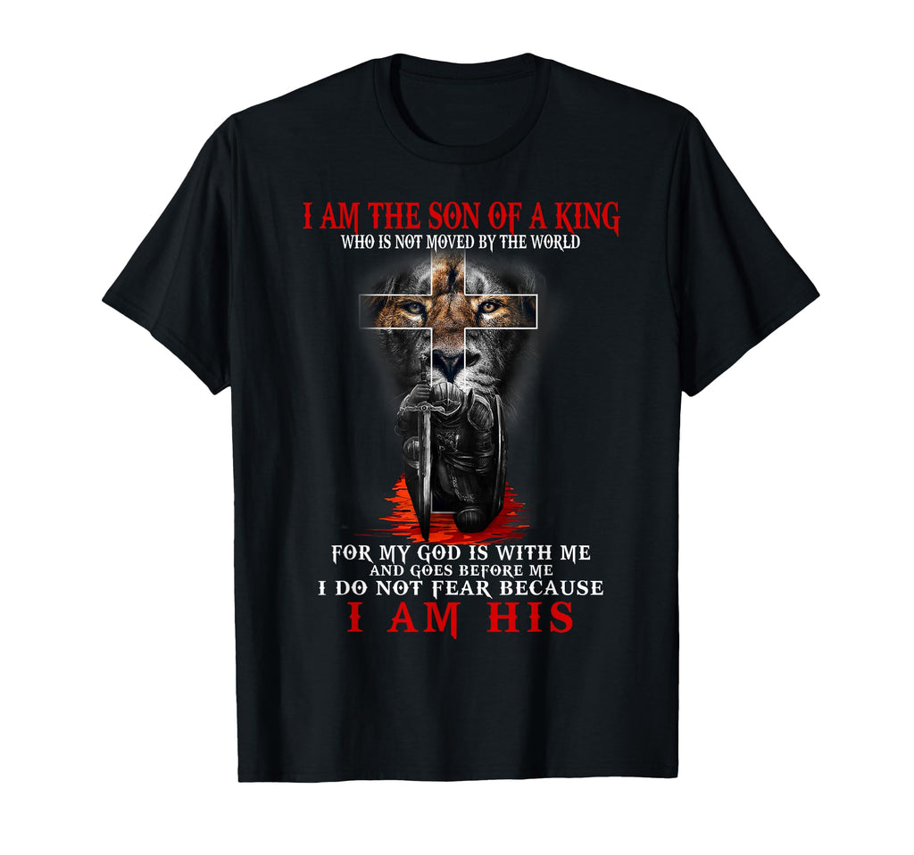 I Am Son King Lion Judah Christian T-Shirt - Novelty Apparel Unisex